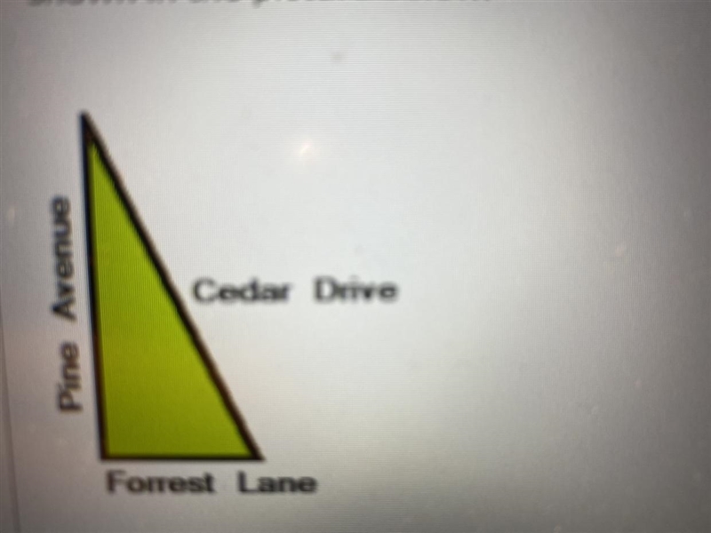 PLS HELP!! Anthony was mapping out a route to ride his bike. The route he picked forms-example-1