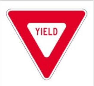 Misty needs 216 square inches of metal to make a yield sign. If the height of the-example-1