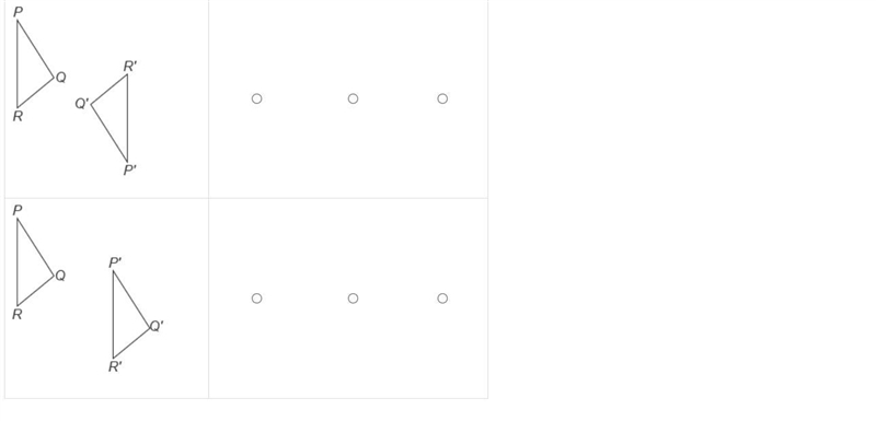 Select Translation, Reflection, or Rotation to identify the single transformation-example-2