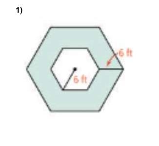 Directions: Determine the area of the shaded region of each figure. The polygons in-example-1