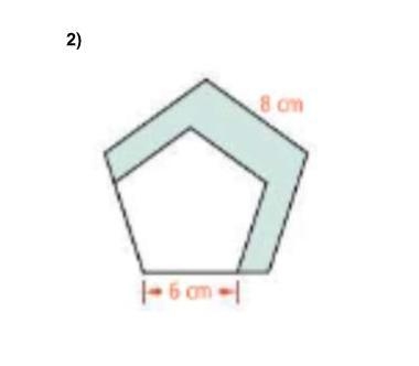 Directions: Determine the area of the shaded region of each figure. The polygons in-example-2