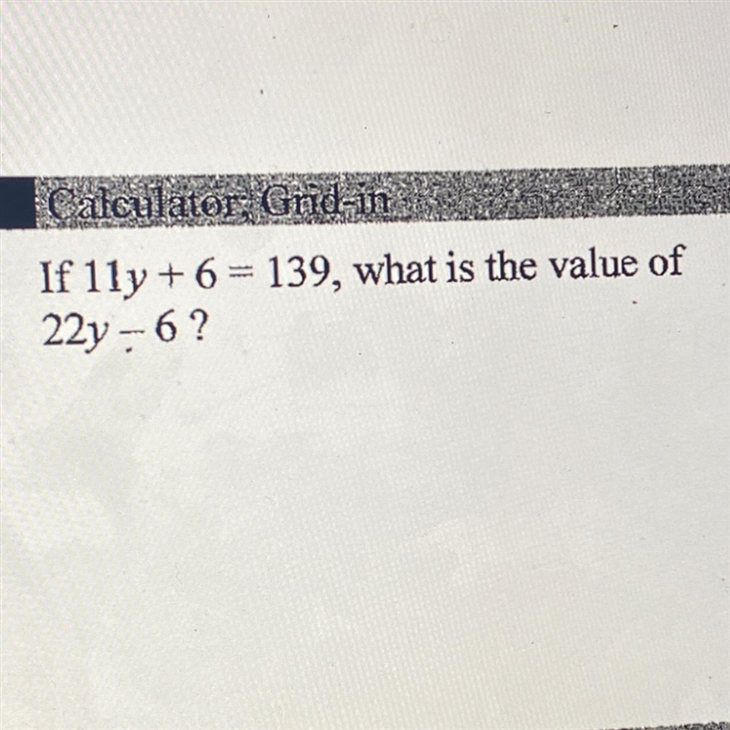 What is value of 22y-6-example-1