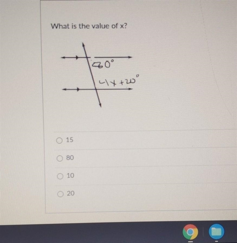 What is the value of x? ​-example-1