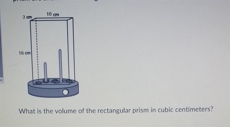 Help please A ring-toss toy is composed of a rectangular prism on top of a cylinder-example-1