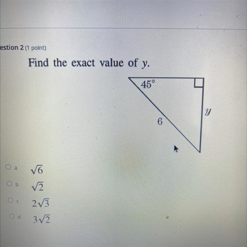 Find the exact value of y-example-1