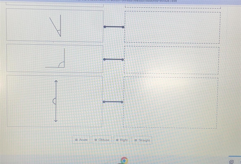 Classify the angle as acute , obtuse , right , or straight-example-1