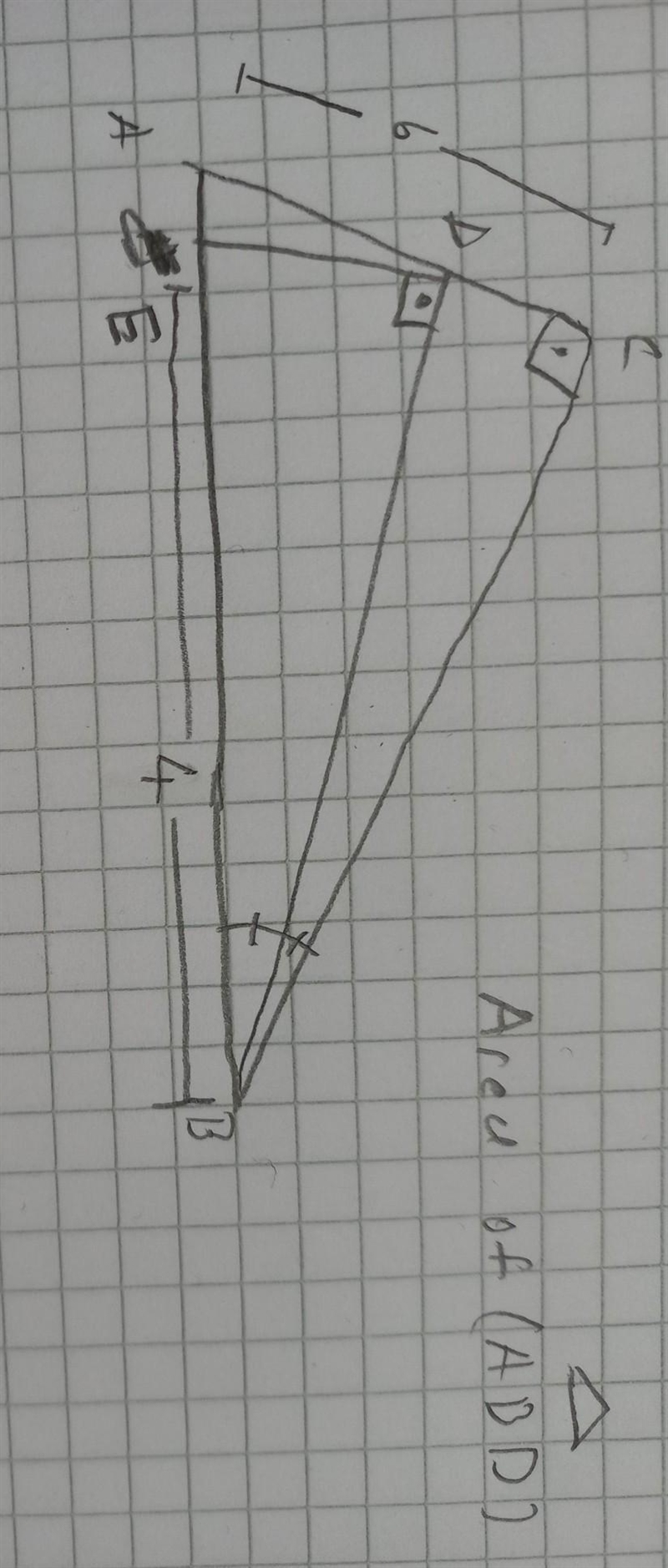 How can i find area of abd triangle. .............​-example-1