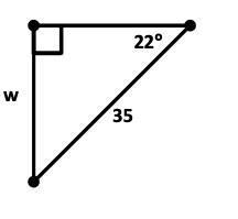 Find the value of w. round to the nearest tenth-example-1