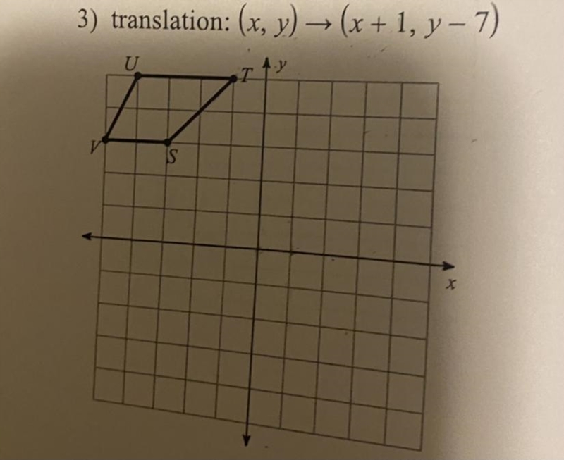 Graph the image of the figure using the transformation given-example-1