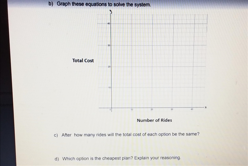 Solving systems of equations graphing Just parts C and D-example-1