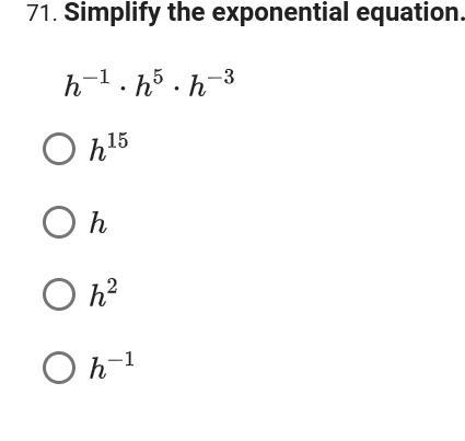 Simplify the exponential equation.-example-1