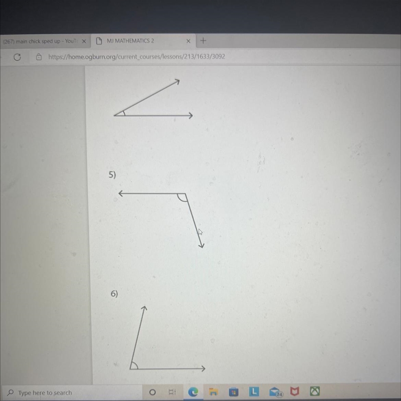 Classify each of the following angles as acute, obtuse, right,straight, or reflex-example-1