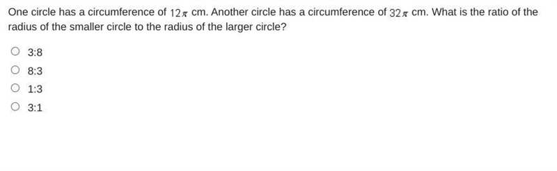 pleasee help me! One circle has a circumference of 12 cm. Another circle has a circumference-example-1