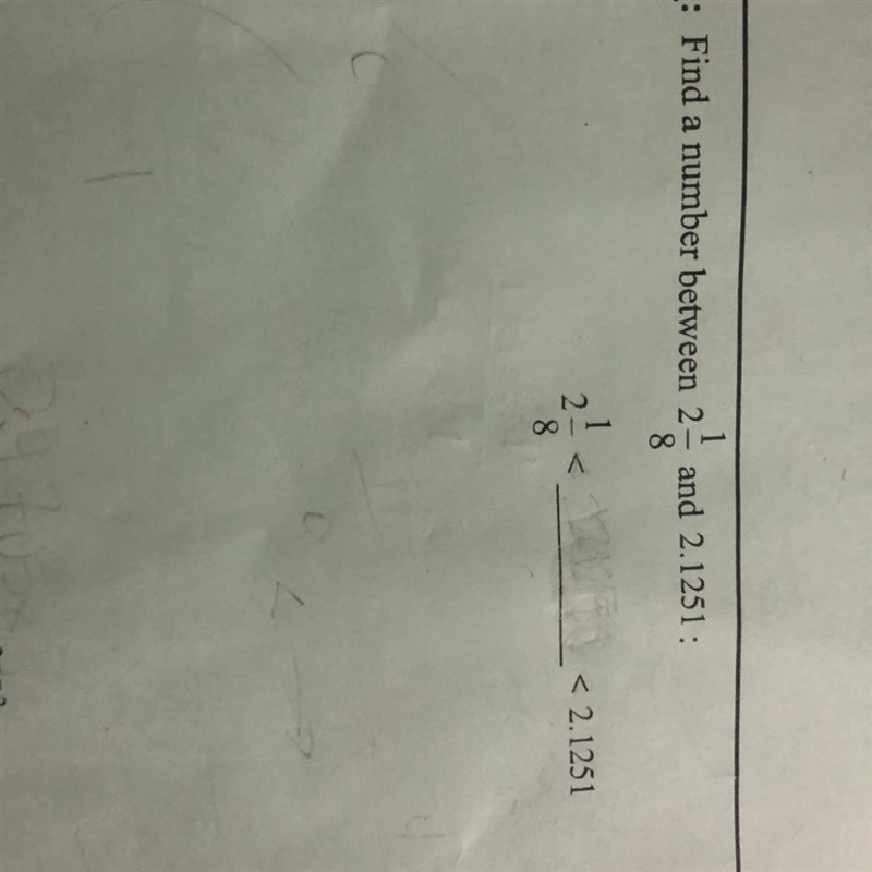 Find a number between 2- and 2.1251: 8 Uh-example-1