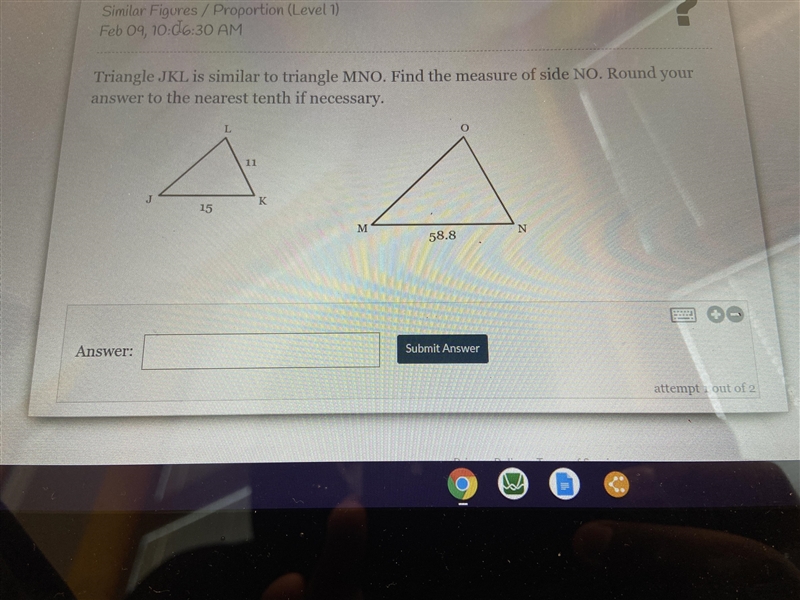 Similar Figures/Proportion-example-1