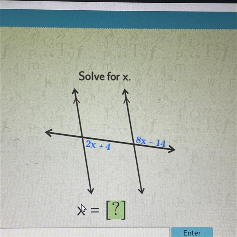 Can some solve for x please?-example-1