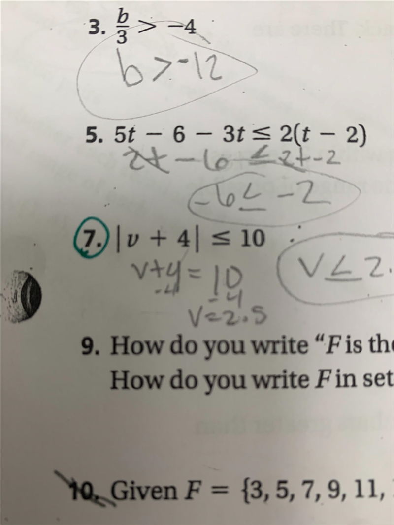 What is the answer for this equation |v + 4| ≤ 10-example-1