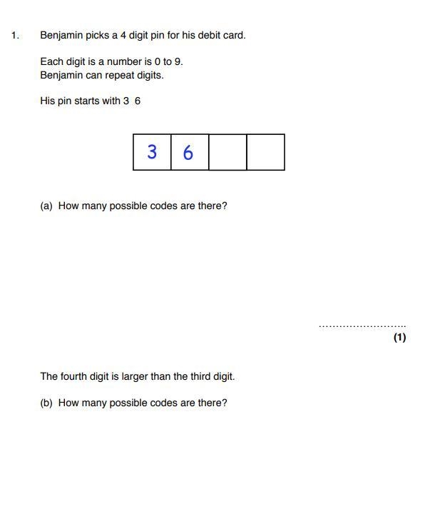 I know a) is 100 Confused about b) I got 81 but its wrong Need an explanation along-example-1