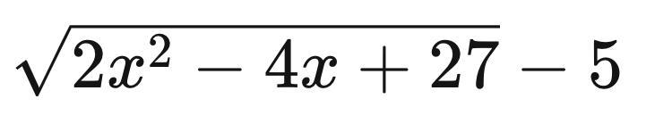 Find the minimum value of the following equation: (Please provide detailed explanations-example-1