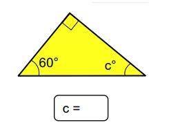 Write the measure of this missing angle-example-1