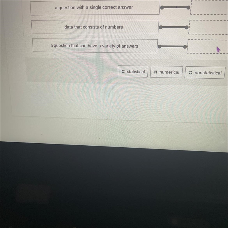 A question with a single correct answer data that consists of numbers a question that-example-1