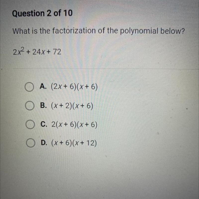 What is the factorization of the polynomial below-example-1