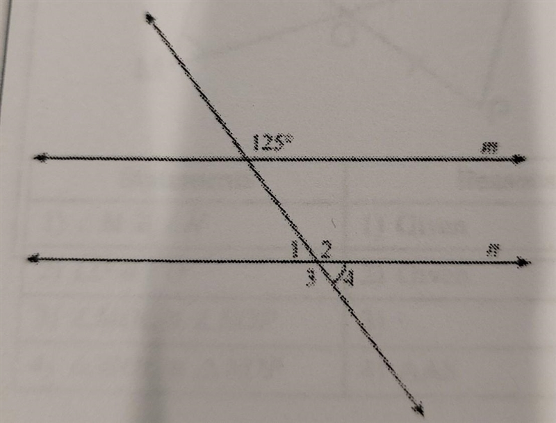 If angle 2 has a measure of 125 then what is the measure of angle 4​-example-1