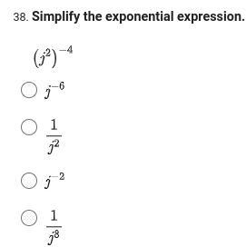 Simplify the exponential expression.-example-1