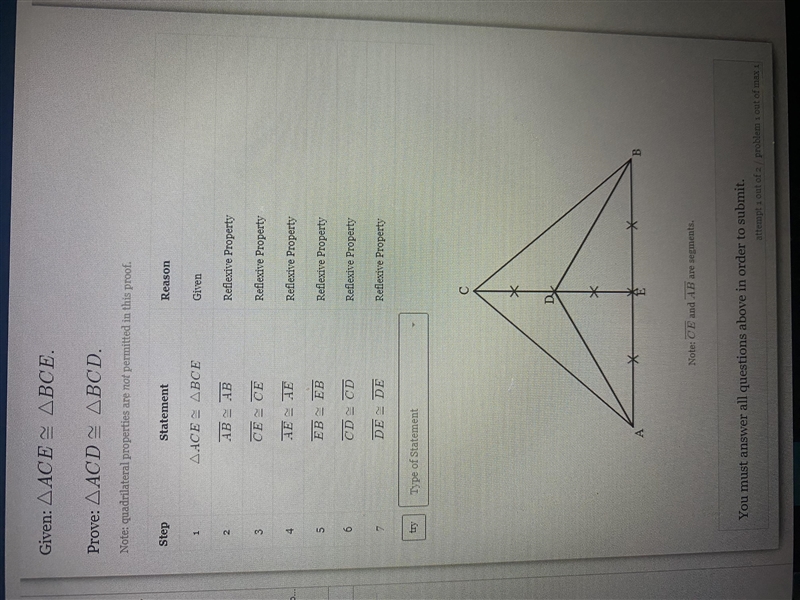 I need help with writing a proof for triangles-example-1