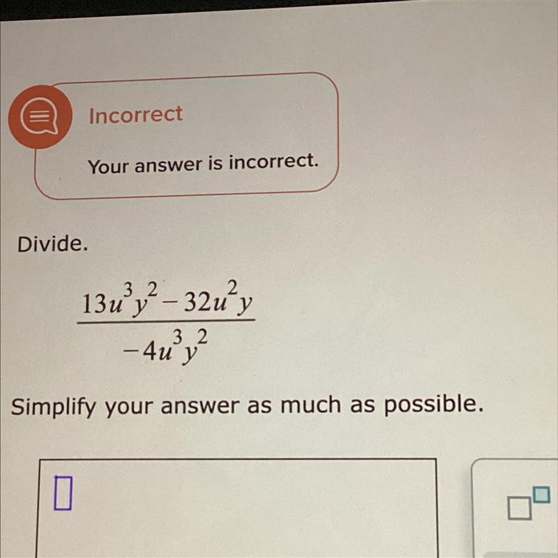 Divide and simplify your answer as much as possible-example-1