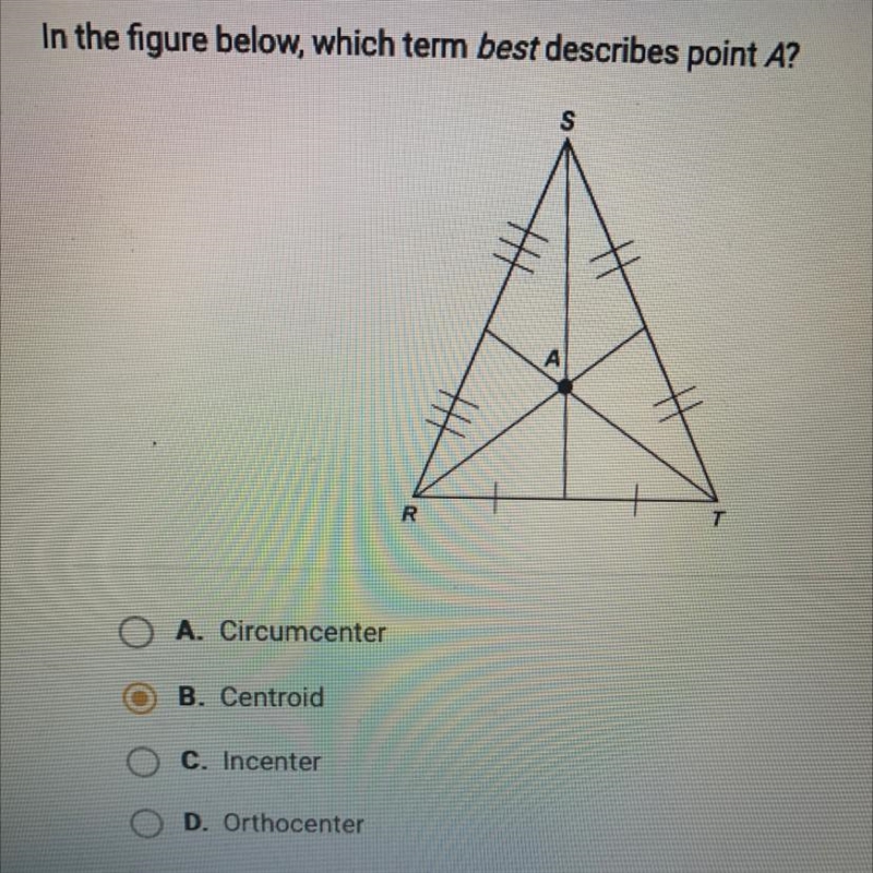 In the figure below, which term best describes point A?-example-1