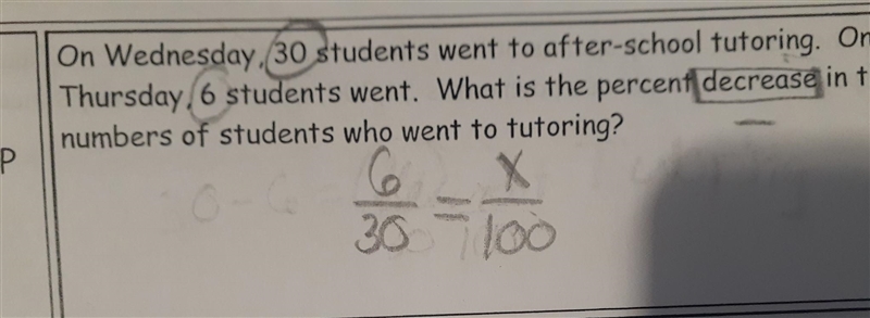 Plase help me I already set the equation up I just need you to solve it. (it's a percentage-example-1