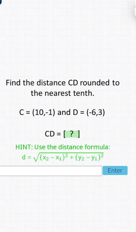 Help me find what CD is pls I can't seem to answer the formula-example-1