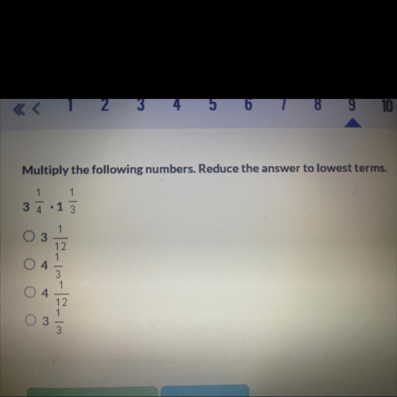 Multiply the following numbers. Reduce the answer to lowest terms.-example-1