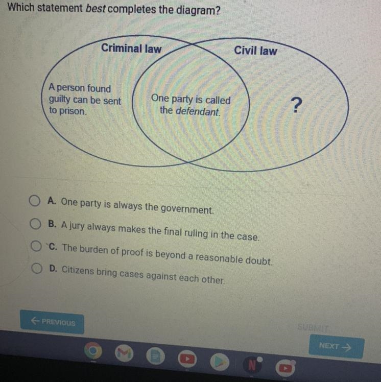 Help please which statement best completes the diagram?-example-1