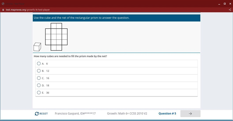 How many cubes are needed to fill the prism made by the net?-example-1