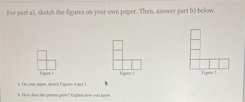 For part a), sketch the figures on your own paper. Then, answer part b) below. 8 Figure-example-1