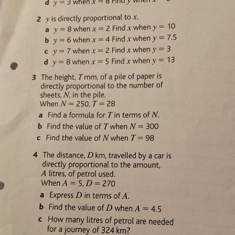 This is direct proportion . I need help in question 2 only one of the questions then-example-1