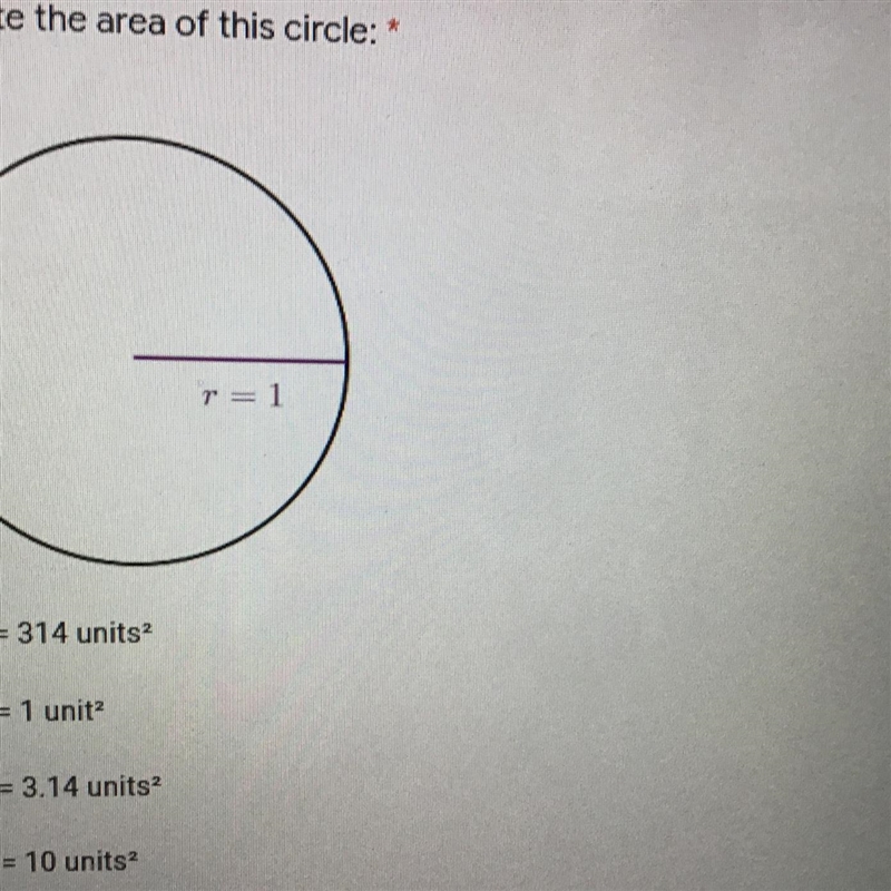 Please help! (Calculate the area of this circle)-example-1