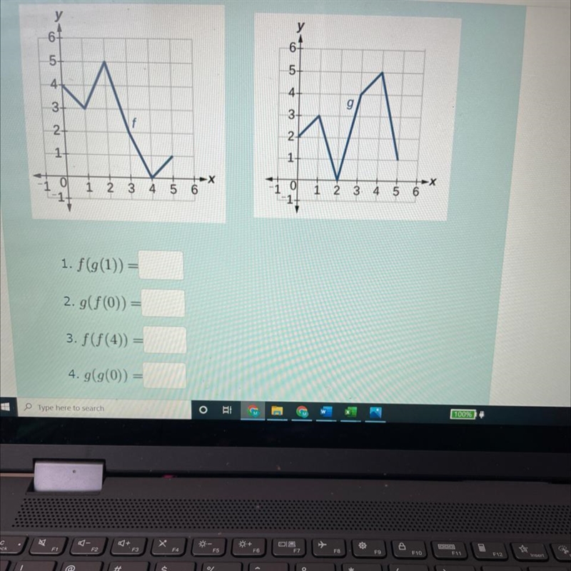 Use the graphs effigy below to find the indicated compositions-example-1