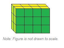 PLEASE ANSWER I NEED MY MATH GRADE UP PLEASE GUYS The prism below is made of cubes-example-1