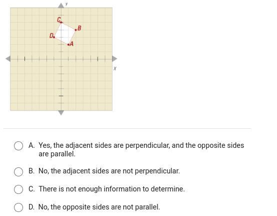 Is the following shape a rectangle? How do you know?-example-1