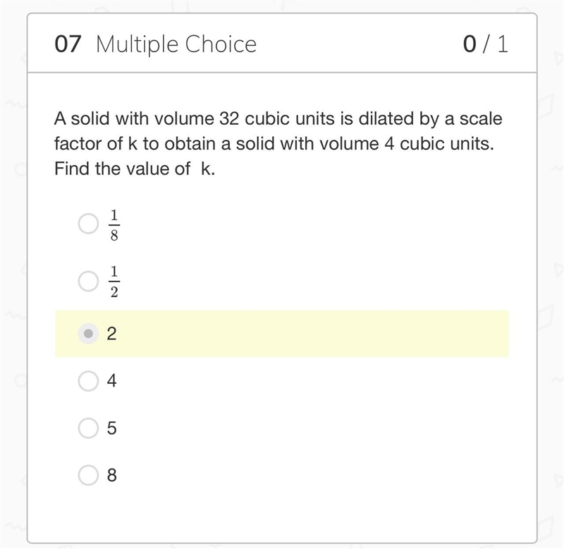 Not sure which one it is I thought it was 8 but then did 2. Is it 8 or something else-example-1