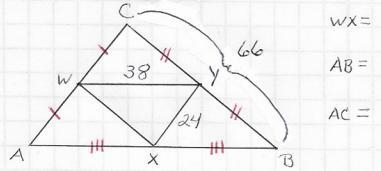 1. Find the indicated lengths:-example-1