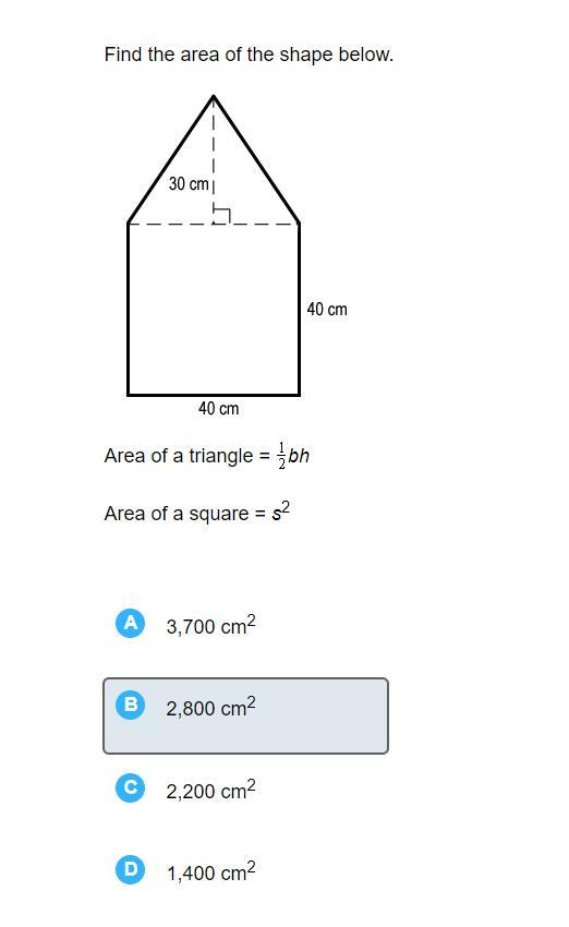 PLS HELPPP Find the area of the shape below.-example-1