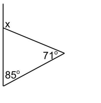 What is the measure of x-example-1