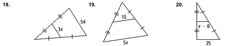 Geometry it's about relations within triangles. need help solving for variables-example-1