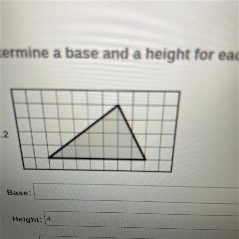 Determine a base and a height-example-1