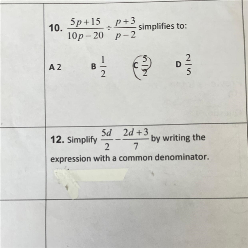 Someone help with these two questions. just making sure if what i wrote is correct-example-1