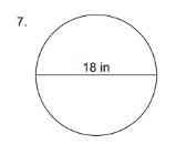 Find the circumference of the circle and show work-example-1